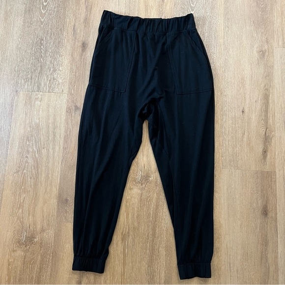 Lunya Black Harem Casual Joggers Pants - Picture 2 of 7